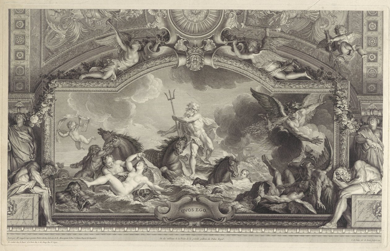 Nettuno calma le onde (Quos Ego) da Bernard Picart