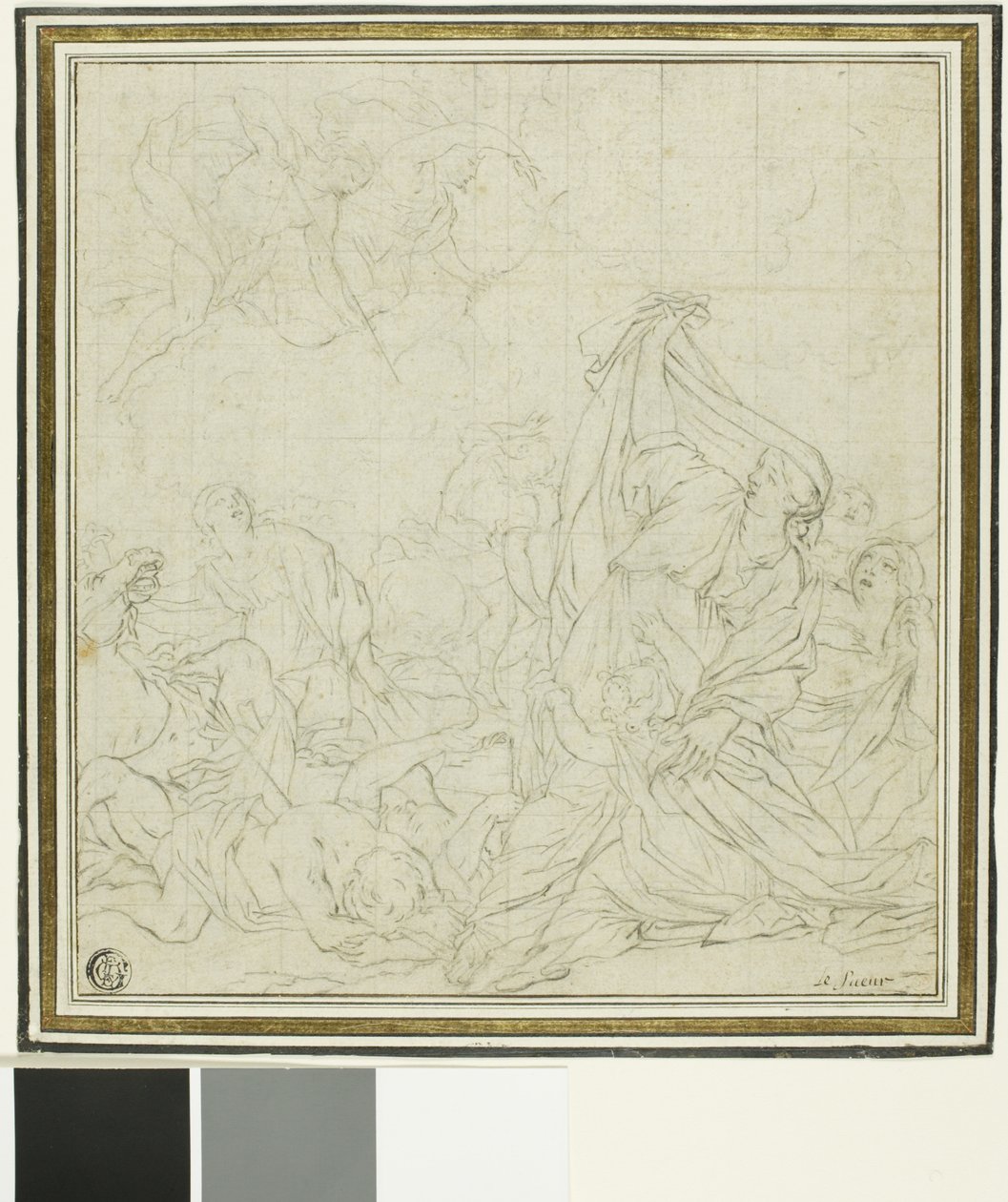 I figli di Niobe, uccisi da Apollo e Artemio da Bernard Picart