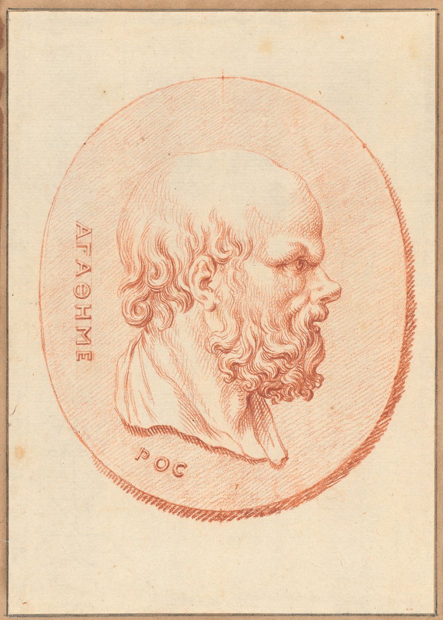 Uno dei sei cammei con soggetti mitologici e classici da Bernard Picart