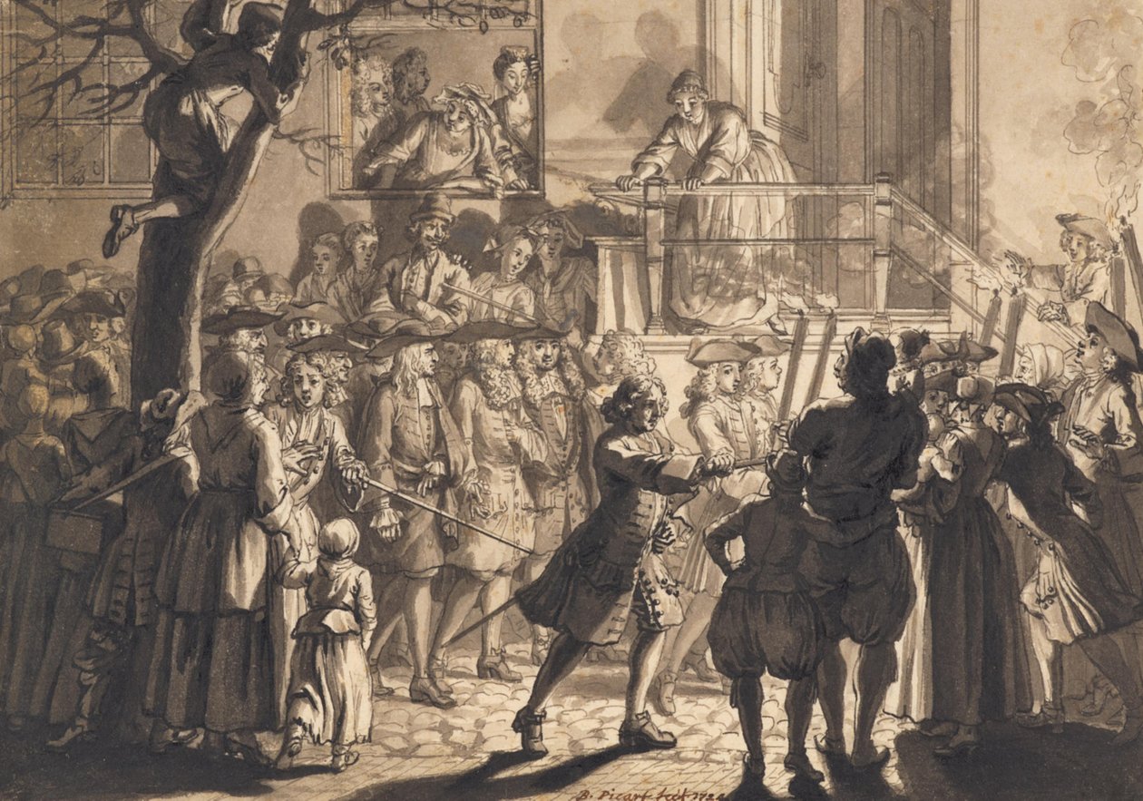 Processione degli sposi della Legge da Bernard Picart