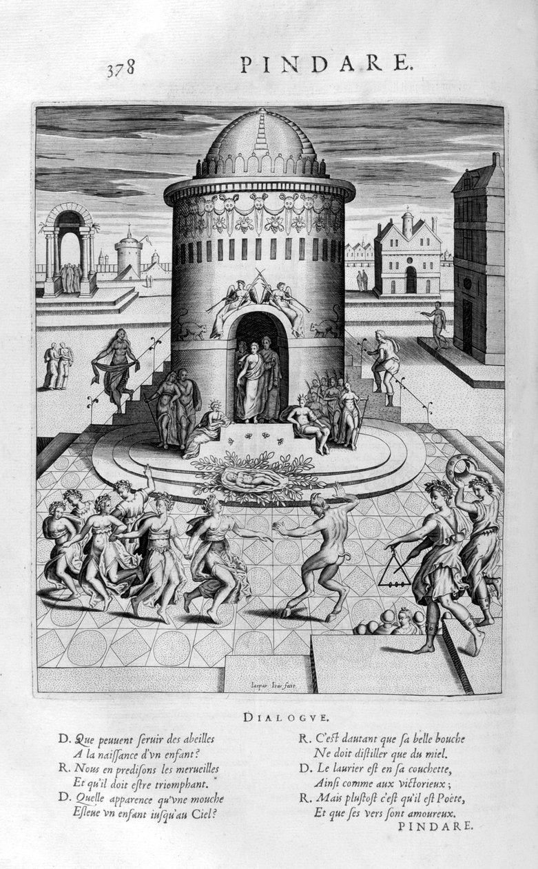 Pindaro, 1615 da Bernard Picart