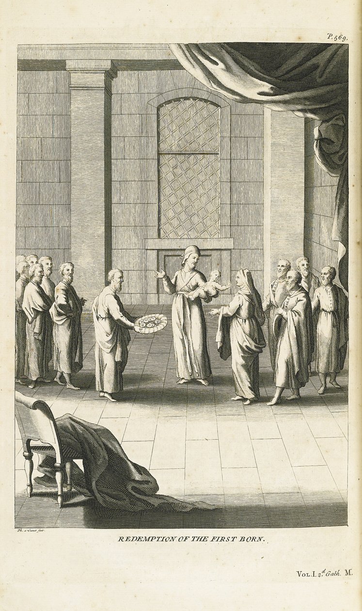Redenzione del primogenito, 1735-1739 da Bernard Picart