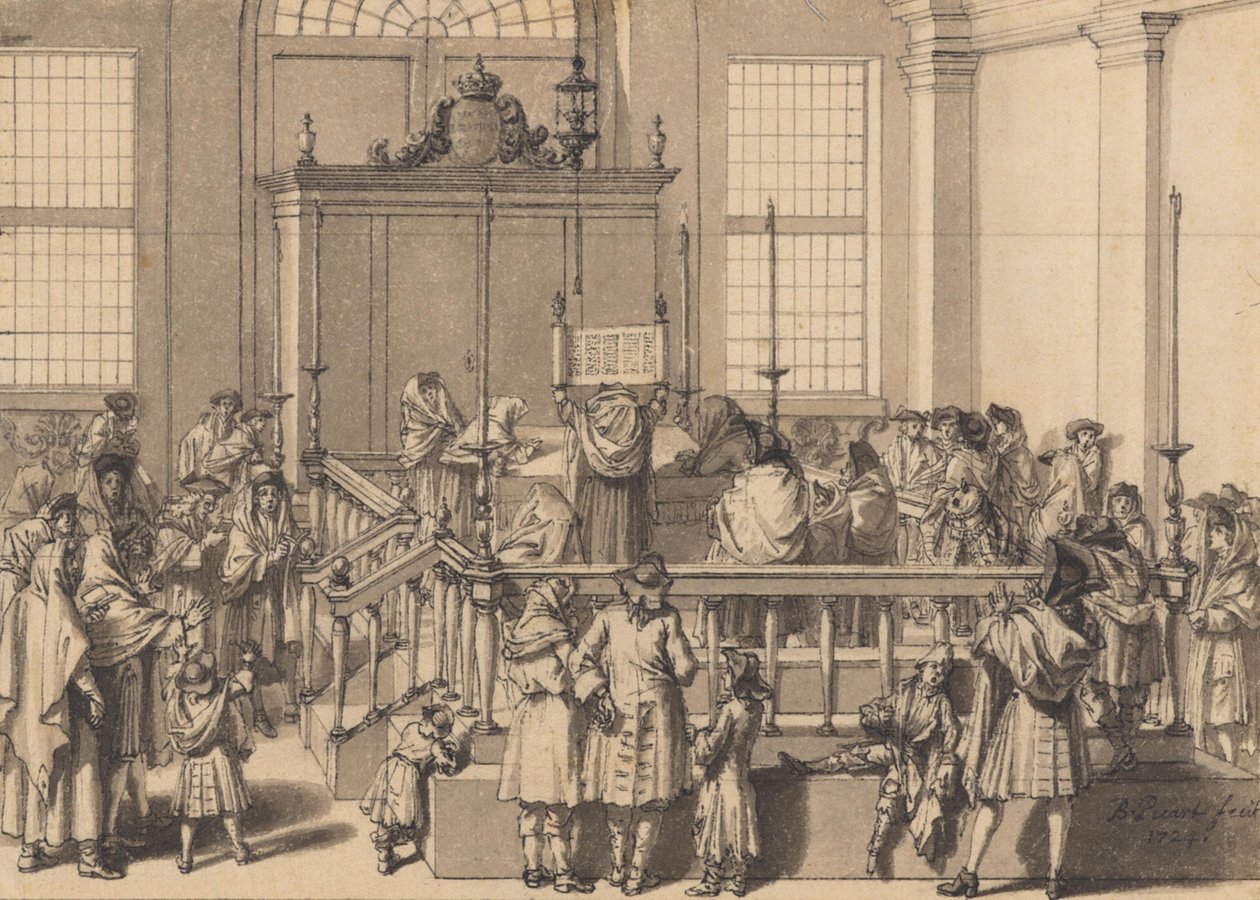 Lettura della Legge nella sinagoga portoghese dell