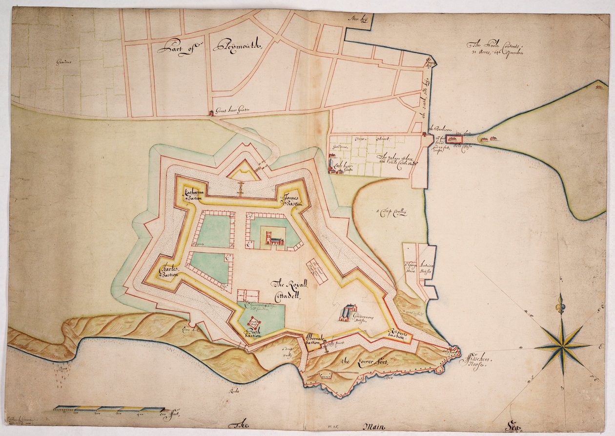 Cittadella di Plymouth da Bernard de Gomme
