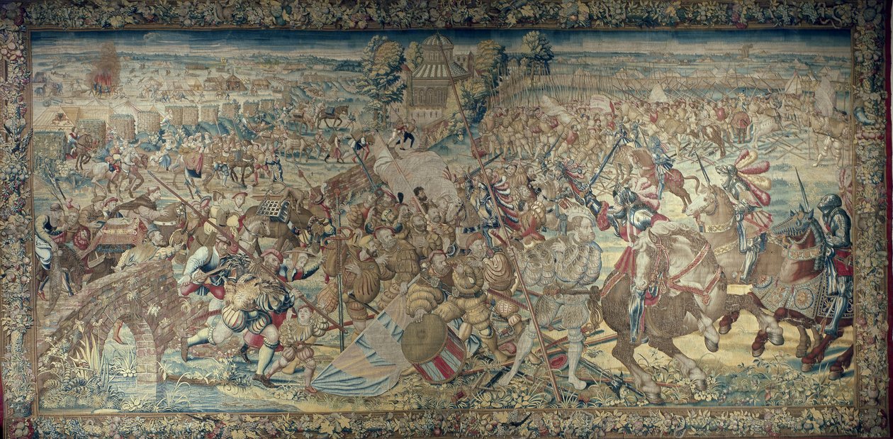 Episodio della battaglia di Pavia (1525) da Bernard van Orley