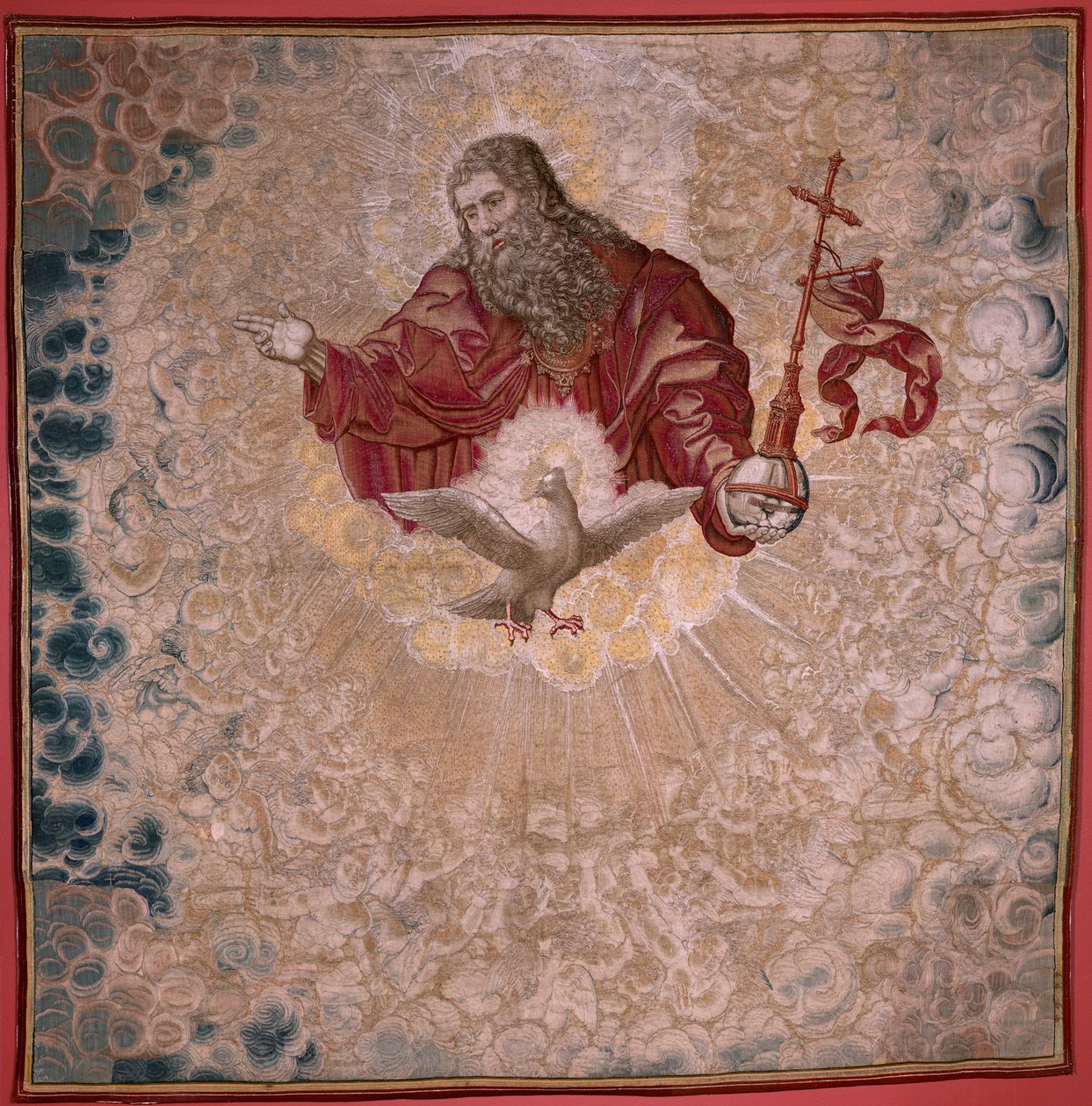 Arazzo fiammingo. Serie Baldacchino di Carlo V (Baldacchino di Margherita d