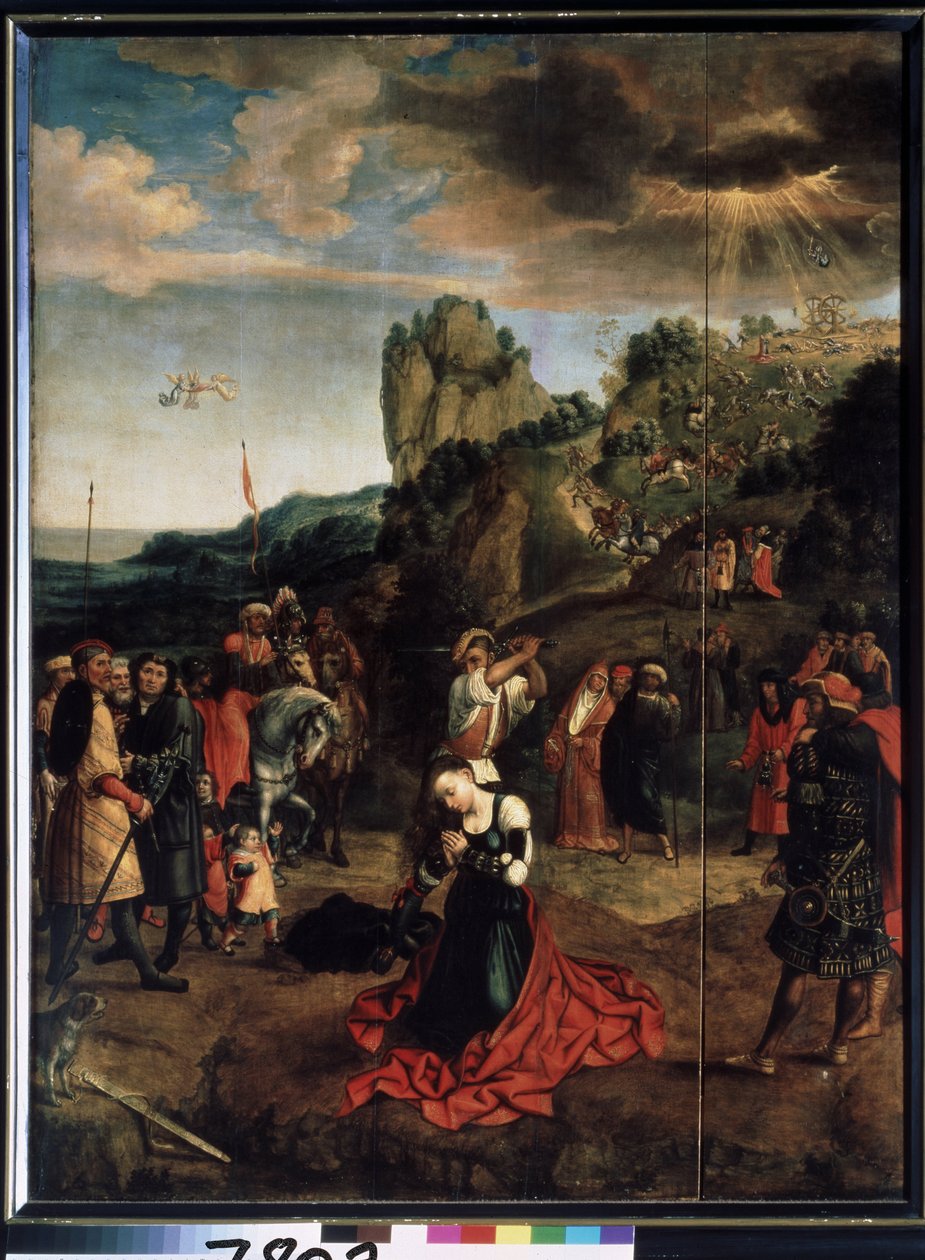 Il martirio di Santa Caterina da Bernard van Orley