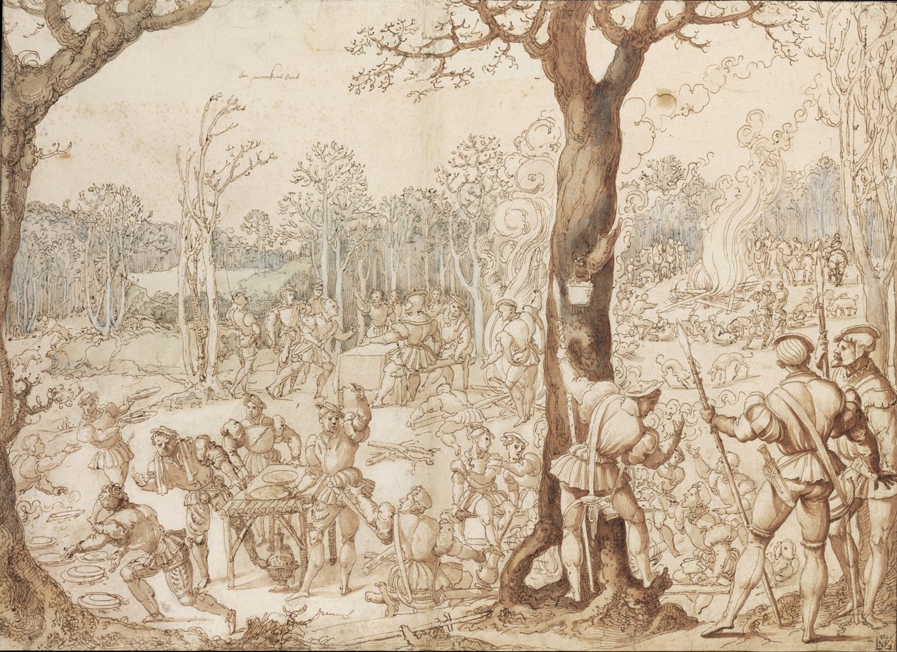 Divisione del bottino, 1525-1535 da Bernard van Orley