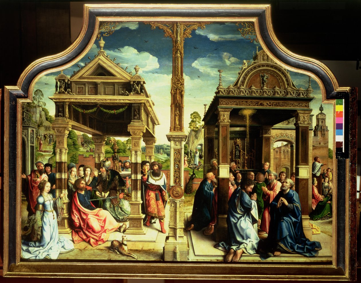 Pala d'altare di San Tommaso e San Matteo, pannello centrale del