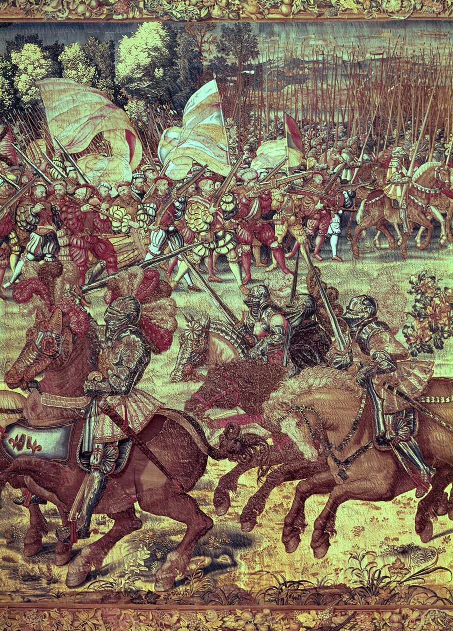 La Battaglia di Pavia, 24 febbraio 1525 (dettaglio) da Bernard van Orley