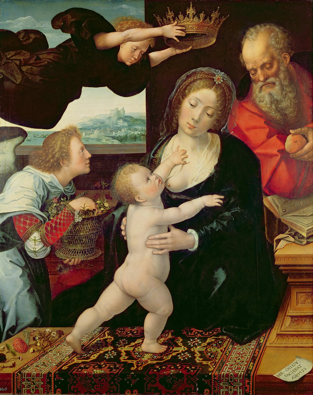 La Sacra Famiglia da Bernard van Orley