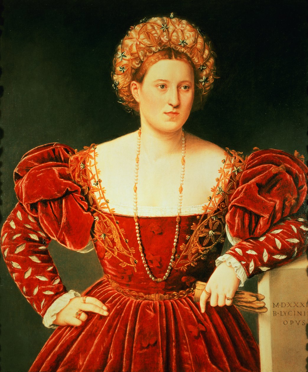Ritratto di una signora da Bernardino Licinio