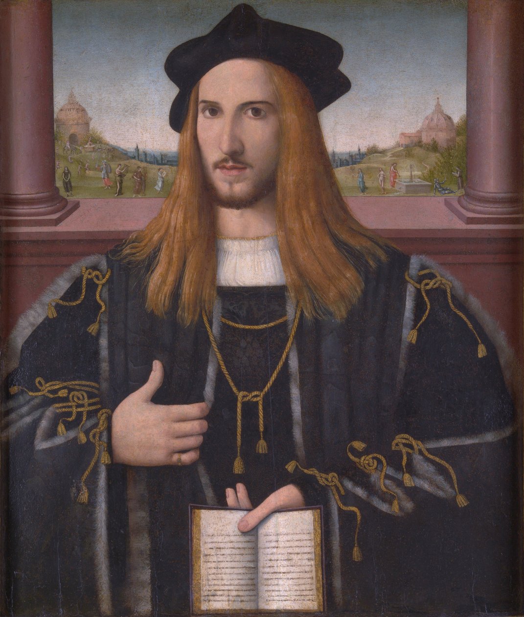 Ritratto di Alberto III Pio da Bernardino Loschi