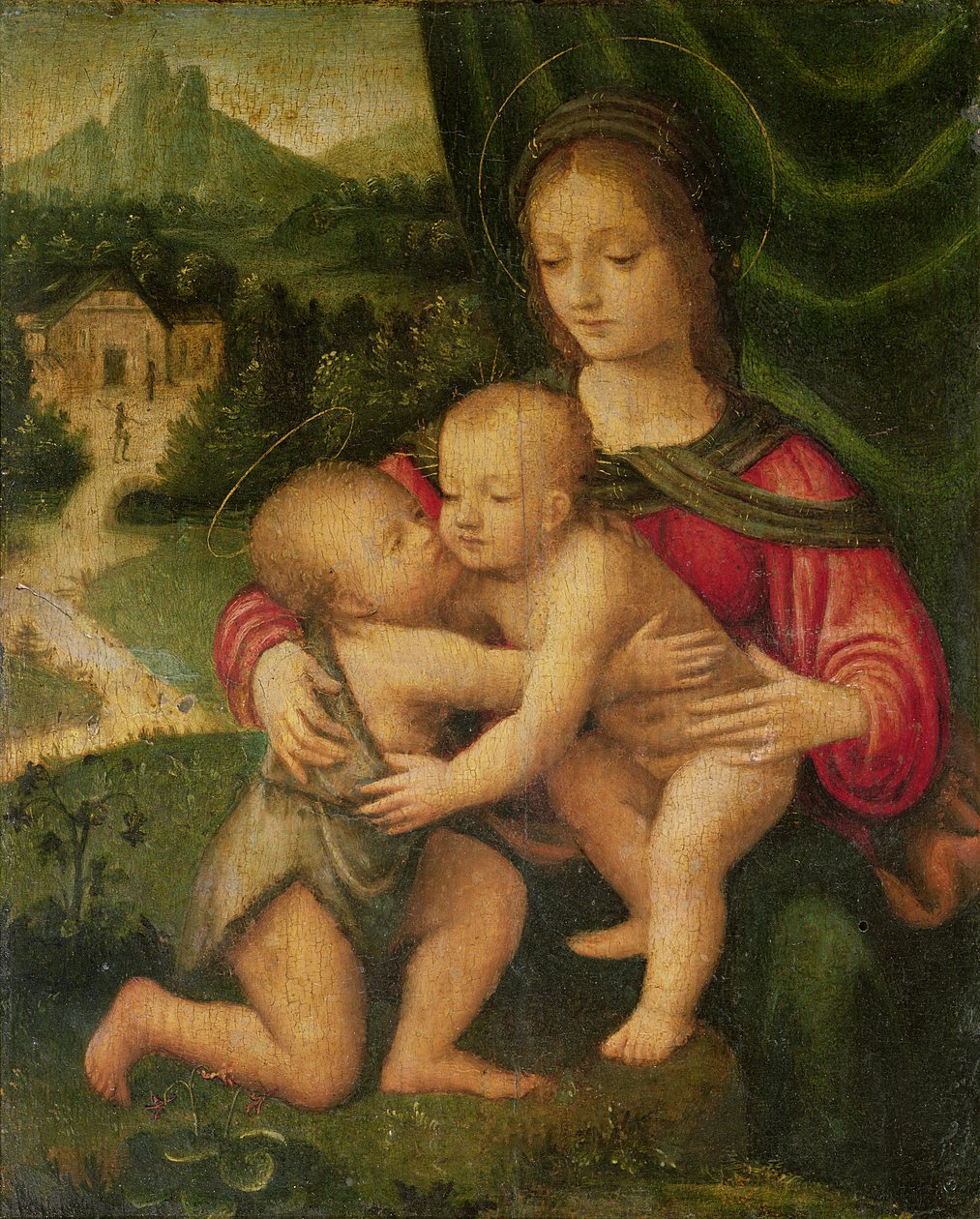 Madonna col Bambino e San Giovanni da Bernardino Luini