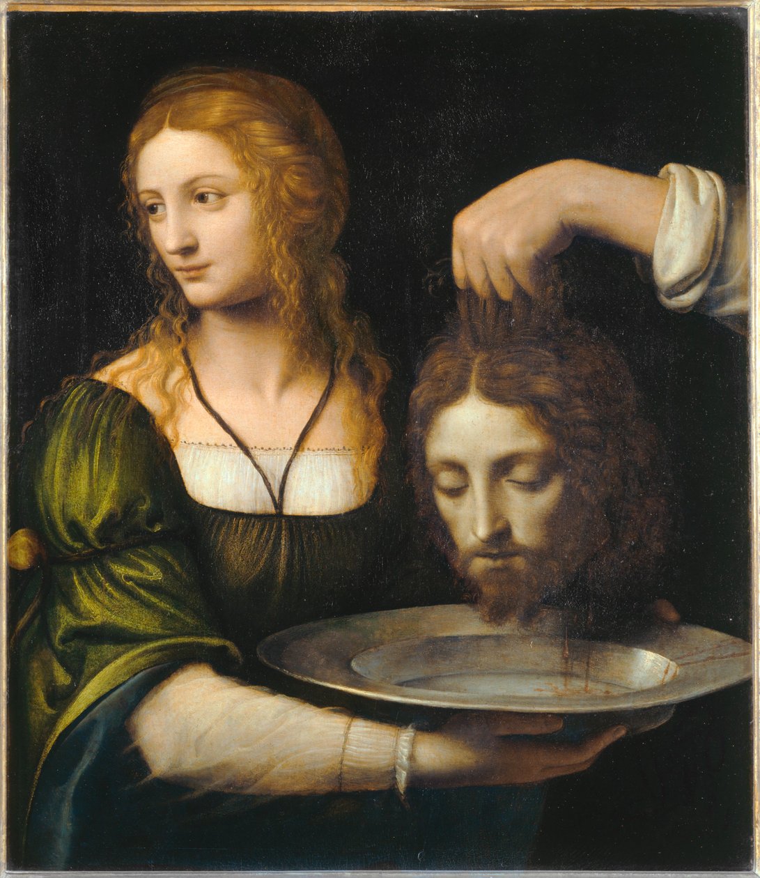 Salomè riceve la testa di San Giovanni Battista ... da Bernardino (attr. to) Luini