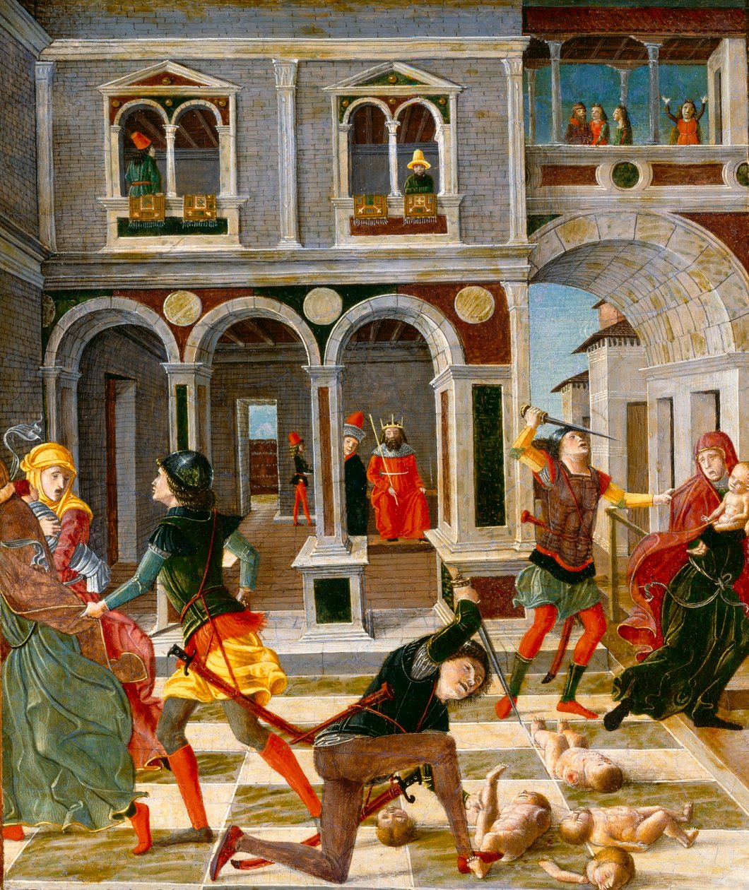 Il massacro degli innocenti da Bernardino Butinone