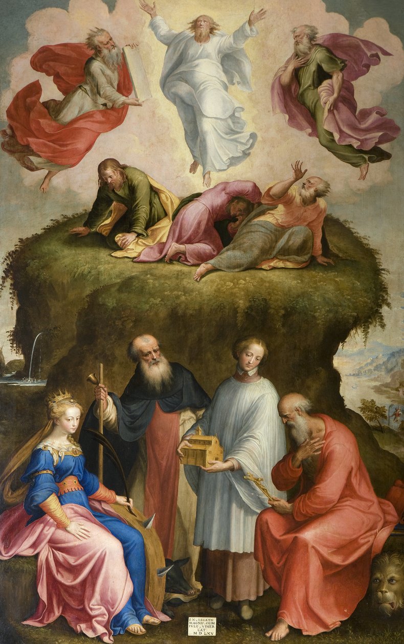 Trasfigurazione e Santi da Bernardino Campi