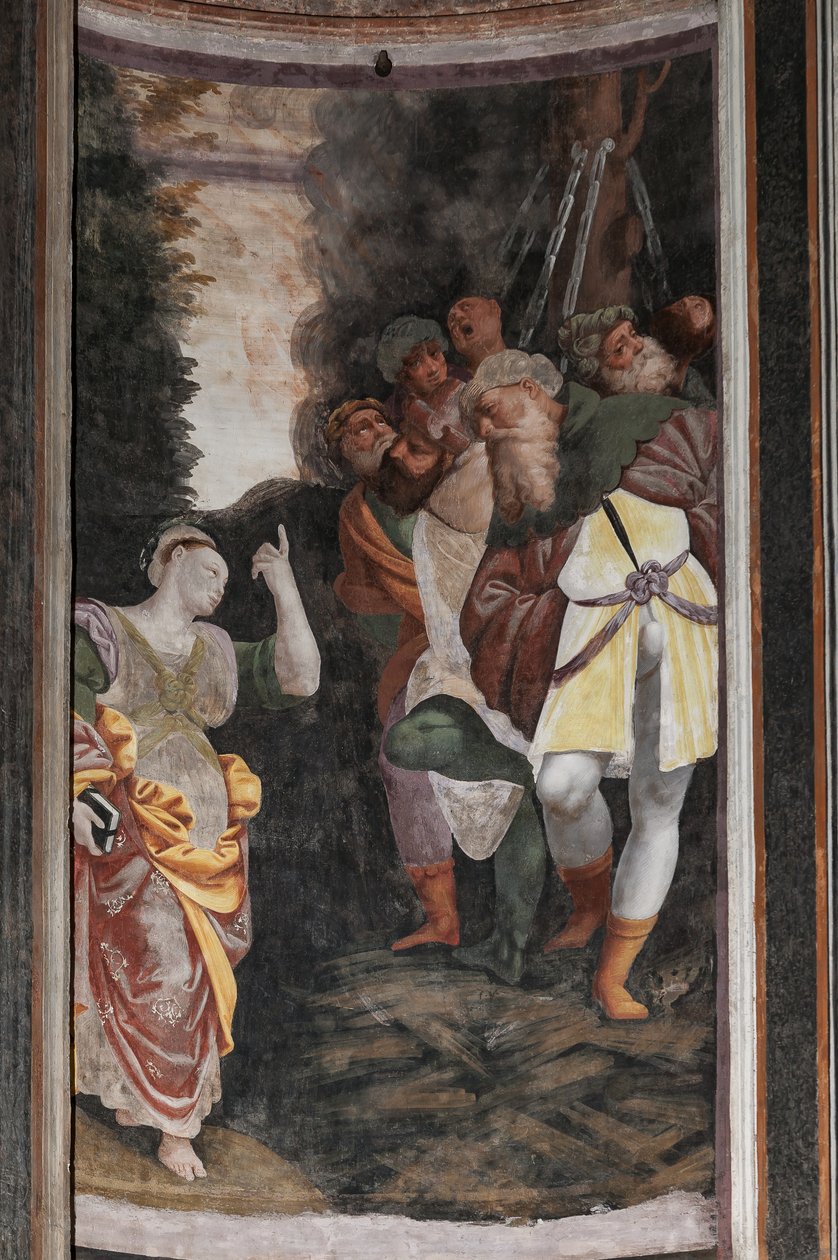 Martirio di Santa Caterina (dettaglio) da Bernardino Lanino