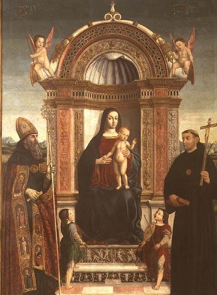 Madonna col Bambino con San Nicola da Tolentino e Sant