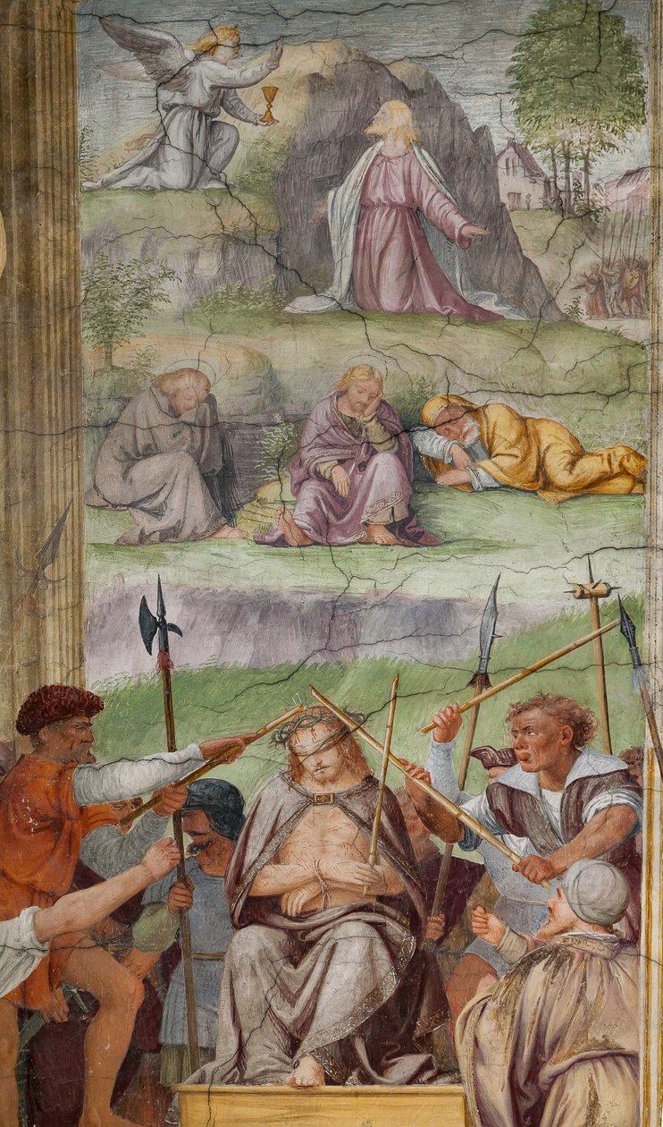 Passione e Crocifissione di Cristo (dettaglio) da Bernardino Luini