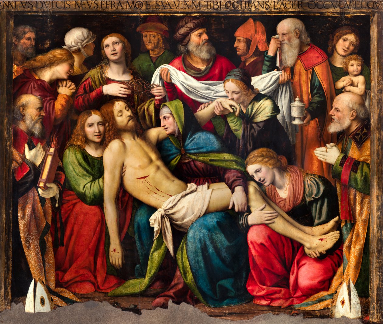 Milano, Chiesa di San Giorgio al Palazzo, Bernardino Luini, Sepoltura da Bernardino Luini