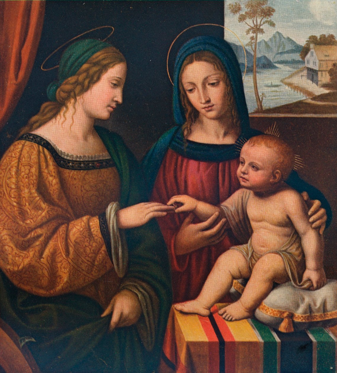 Il matrimonio mistico di Santa Caterina da Bernardino Luini