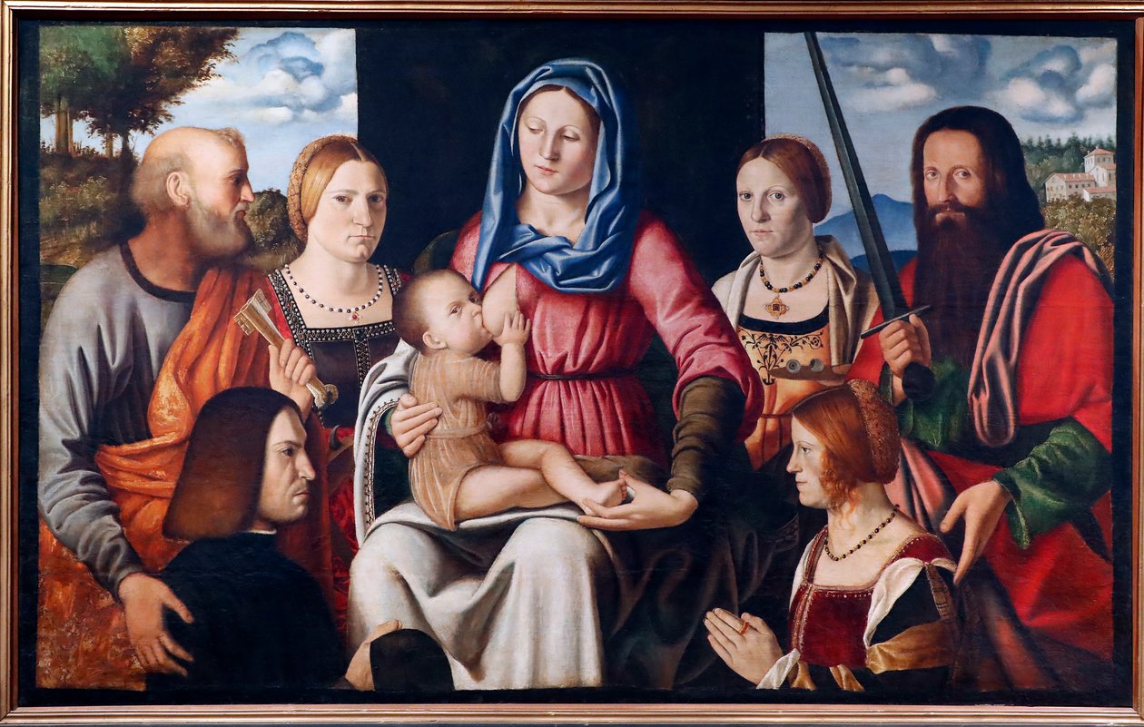 Vergine e bambino (dipinto) da Bernardino Luini
