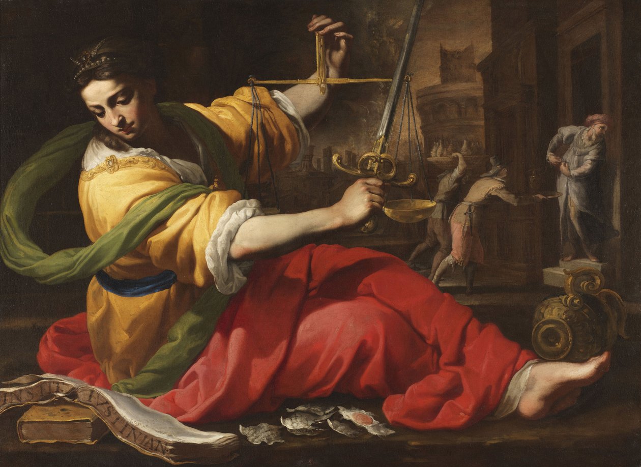 Allegoria della Giustizia da Bernardino Mei