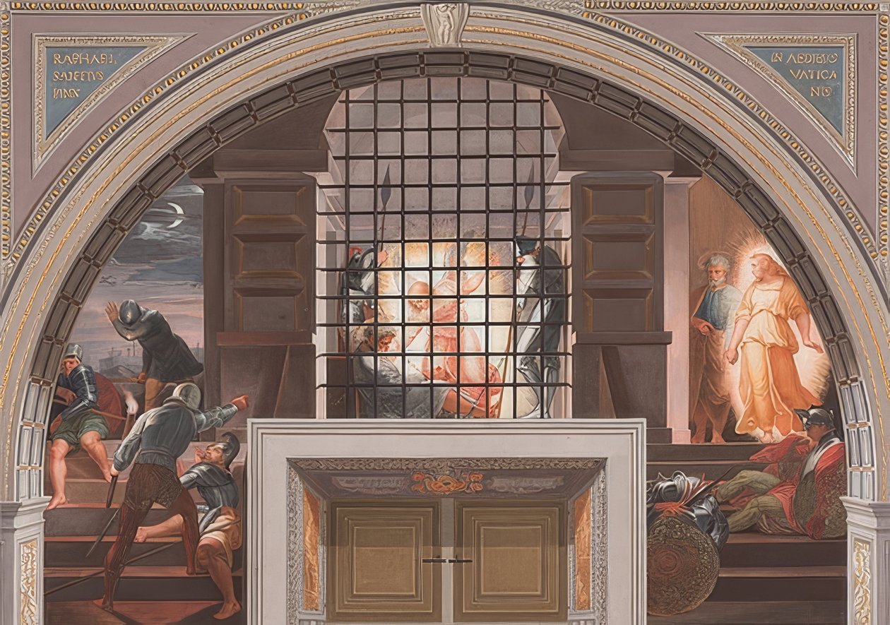 Liberazione di Pietro da Bernardino Nocchi