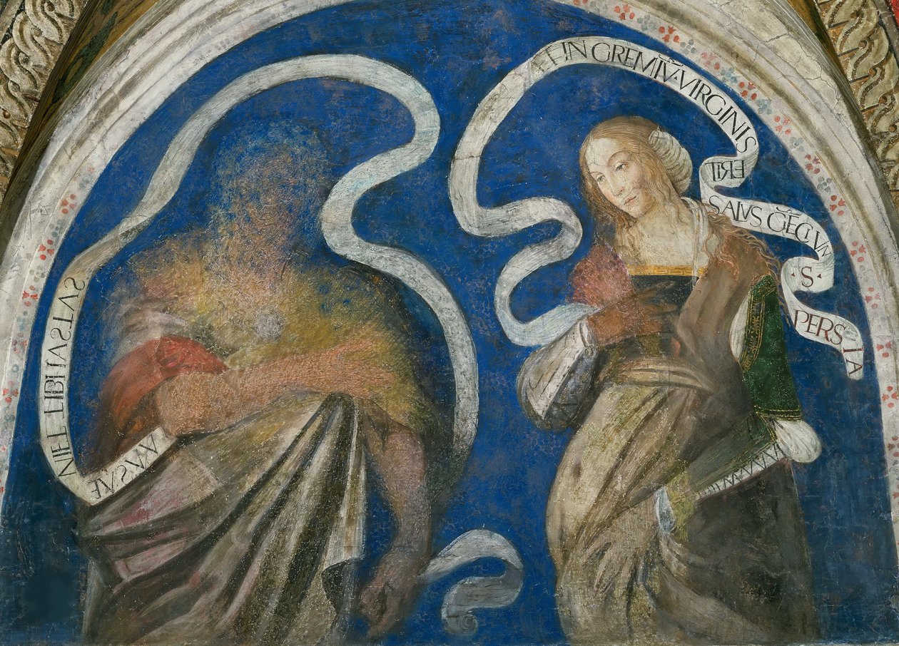 Il profeta Zaccaria e la sibilla persiana da Bernardino di Betto (workshop of) Pinturicchio
