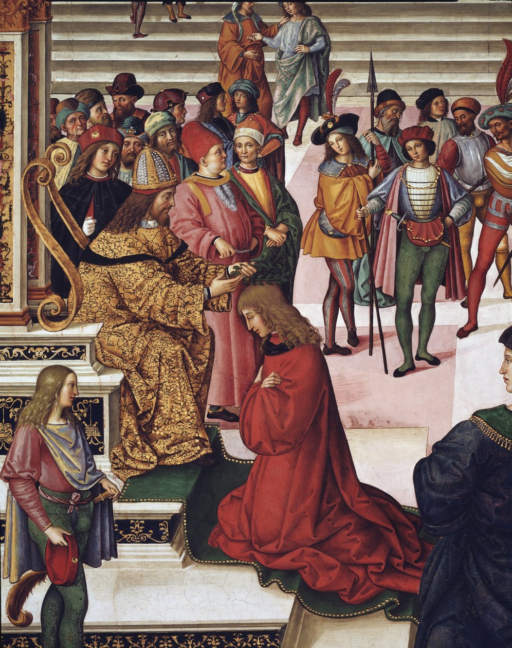 Enea Silvio Piccolomini (Pio II) incoronato poeta laureato dall