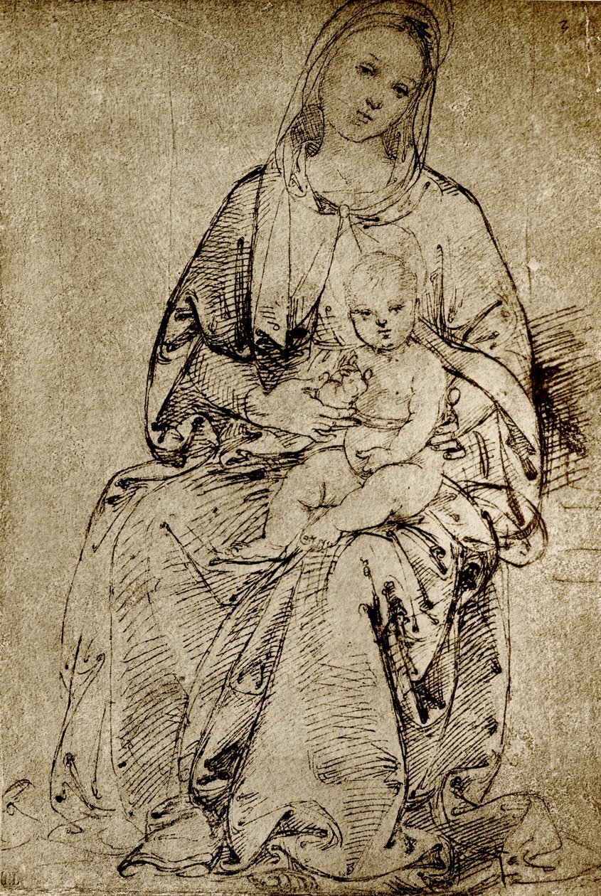 Madonna con il Bambino da Bernardino di Betto Pinturicchio