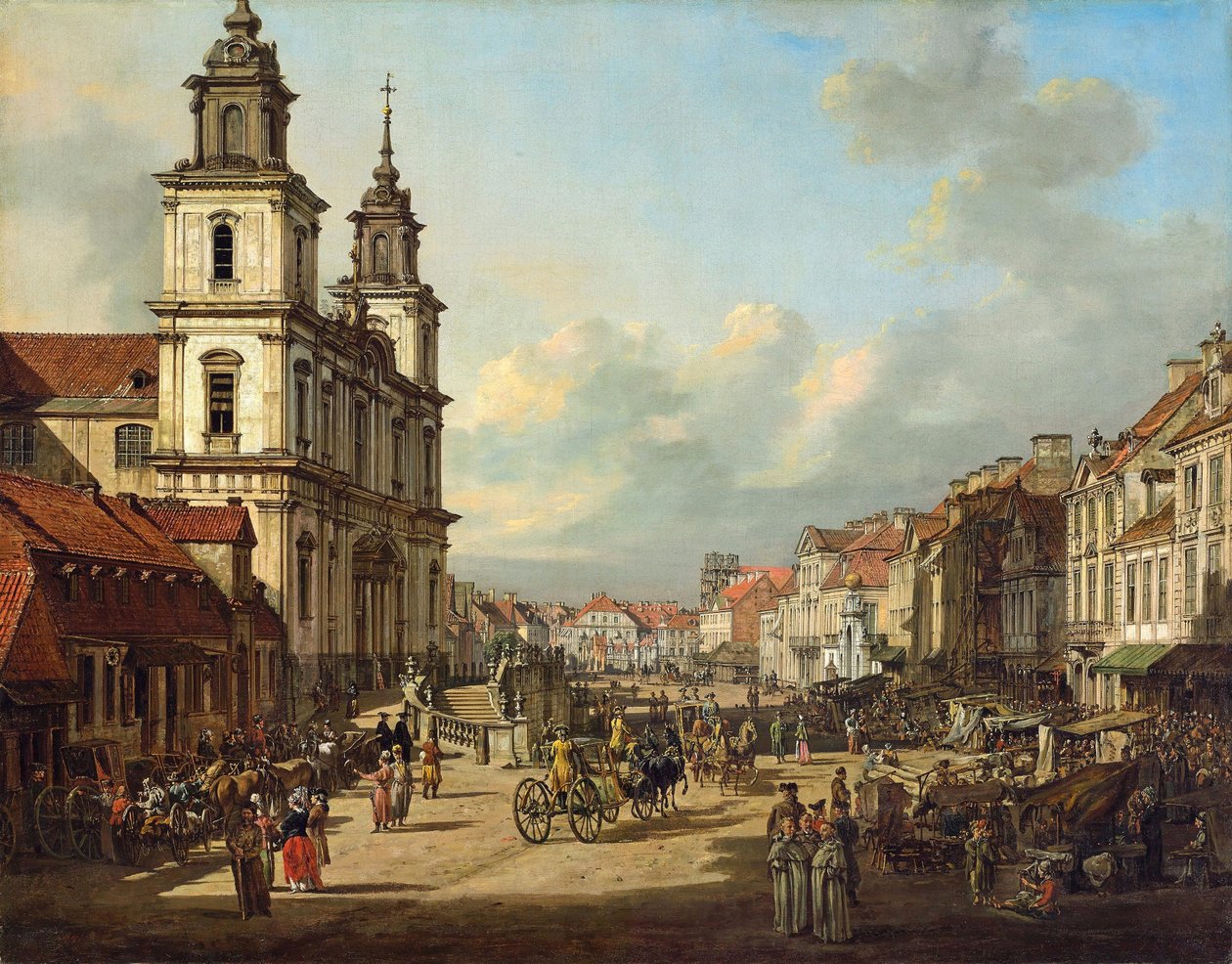 Chiesa della Santa Croce a Varsavia da Bernardo Bellotto
