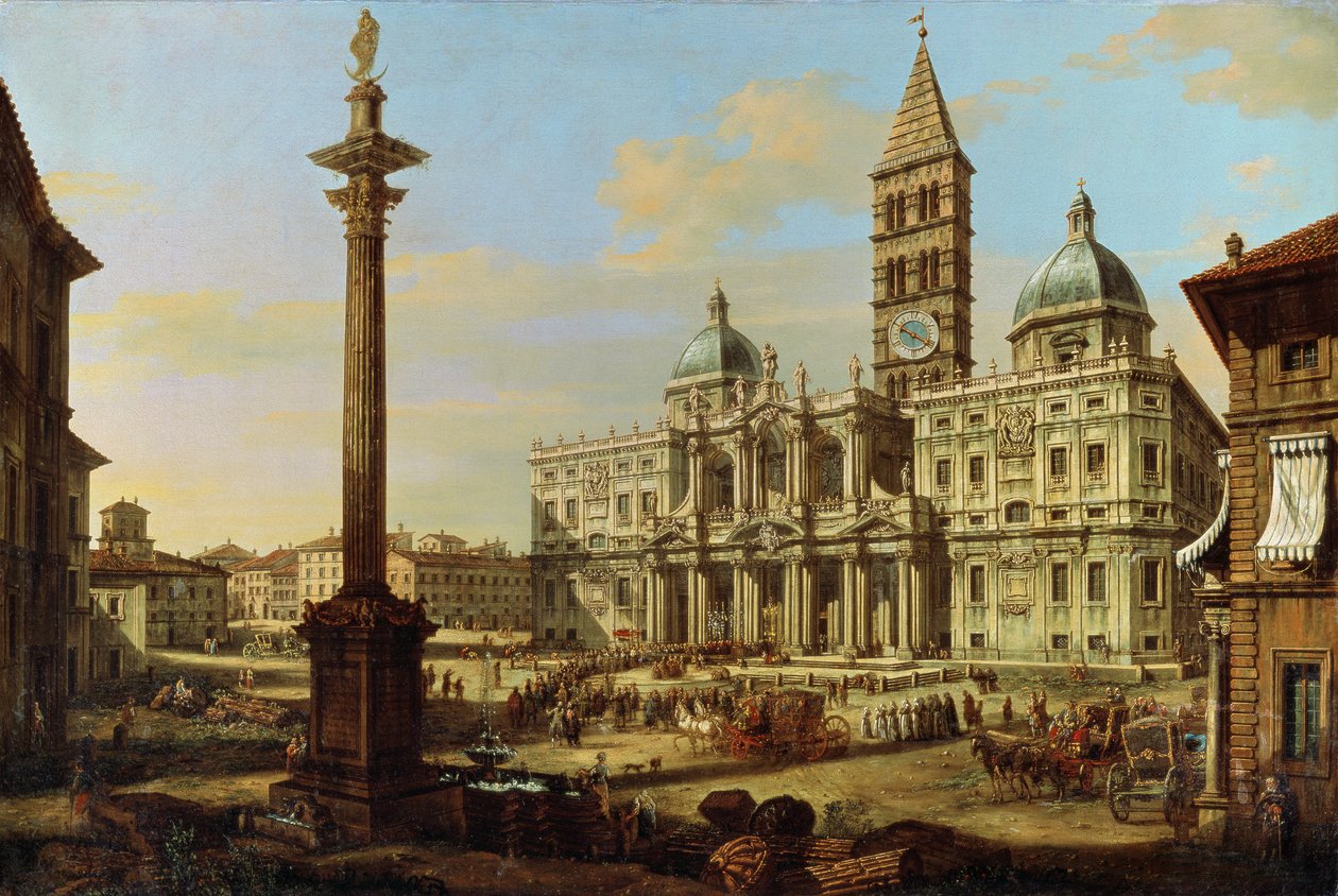 Santa Maria Maggiore, Roma, 1739 da Bernardo Bellotto