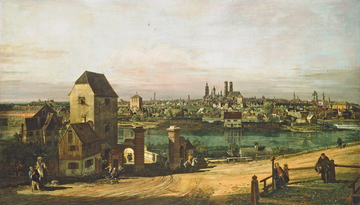 Veduta di Monaco, c. 1761 da Bernardo Bellotto