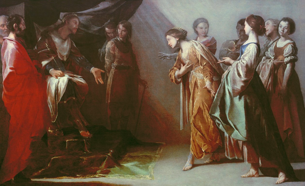 Ester e Assuero da Bernardo Cavallino