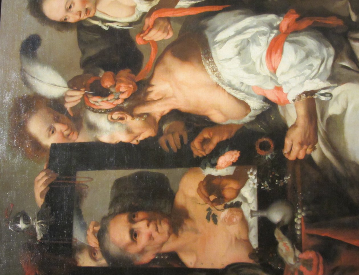 Allegoria della caducità (Vecchio civettuolo) da Bernardo Strozzi