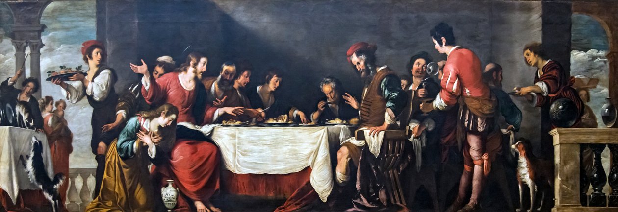 Convito in casa di Simeone da Bernardo Strozzi