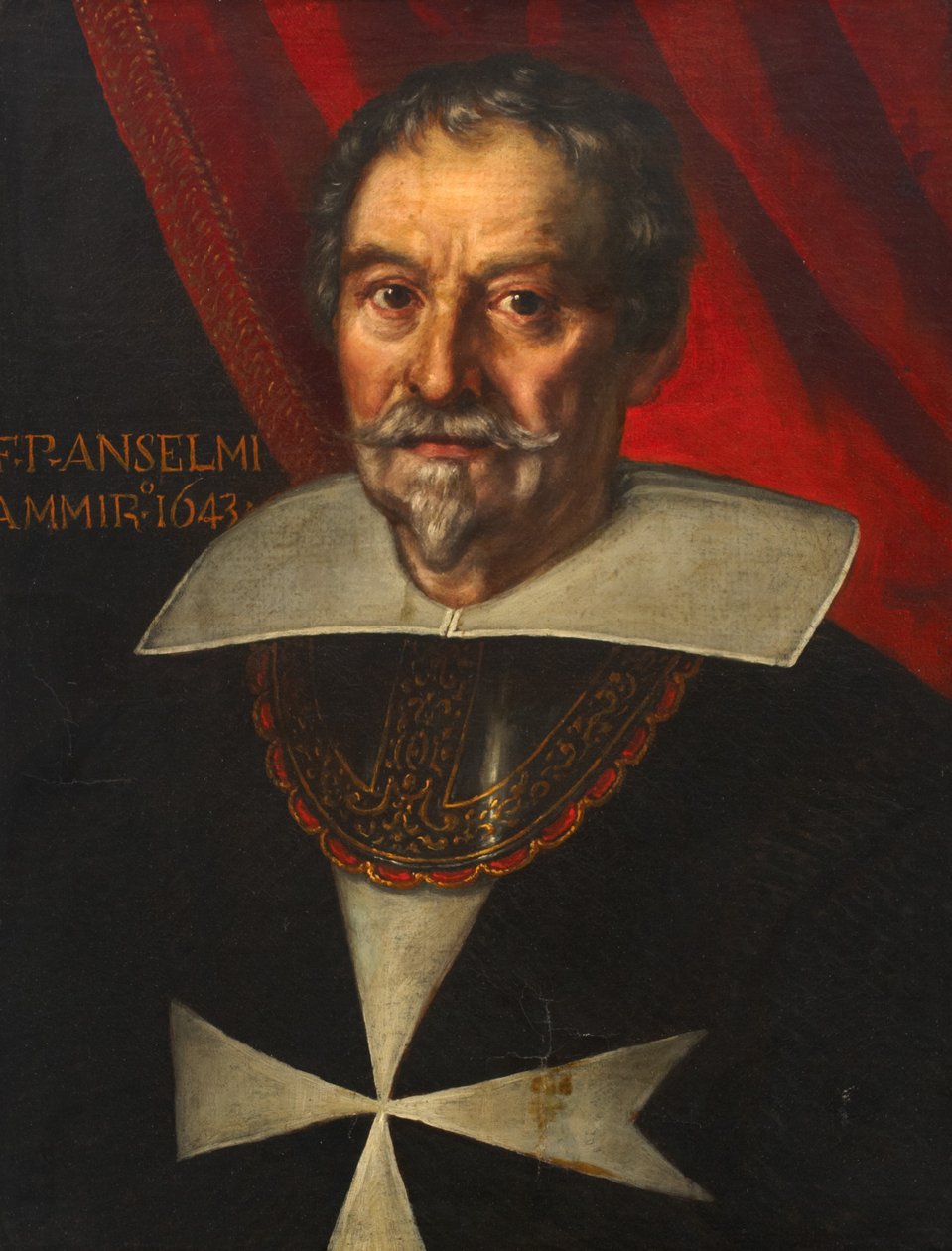 Pietro Anselmi, 1643 da Bernardo Strozzi
