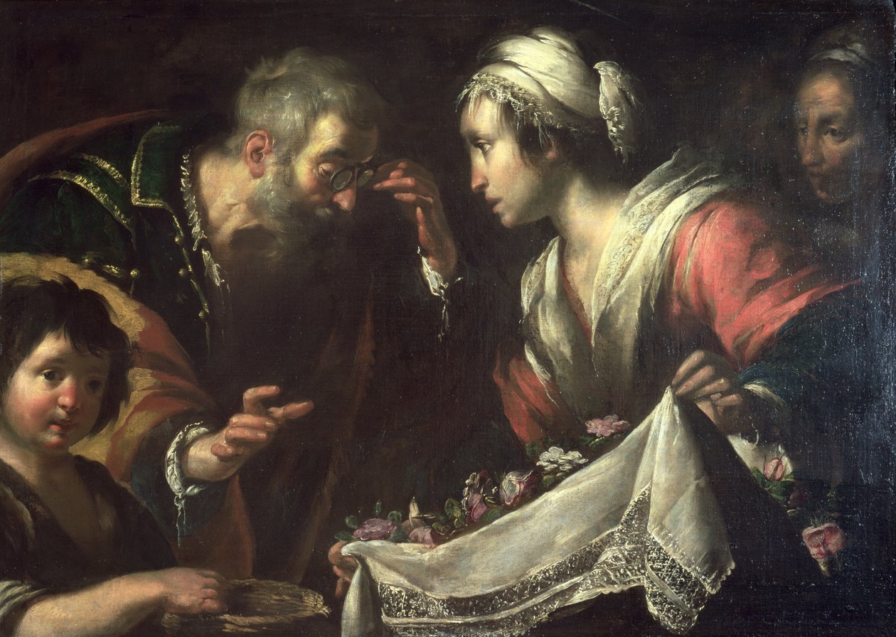 Il miracolo di Santa Zita da Bernardo Strozzi
