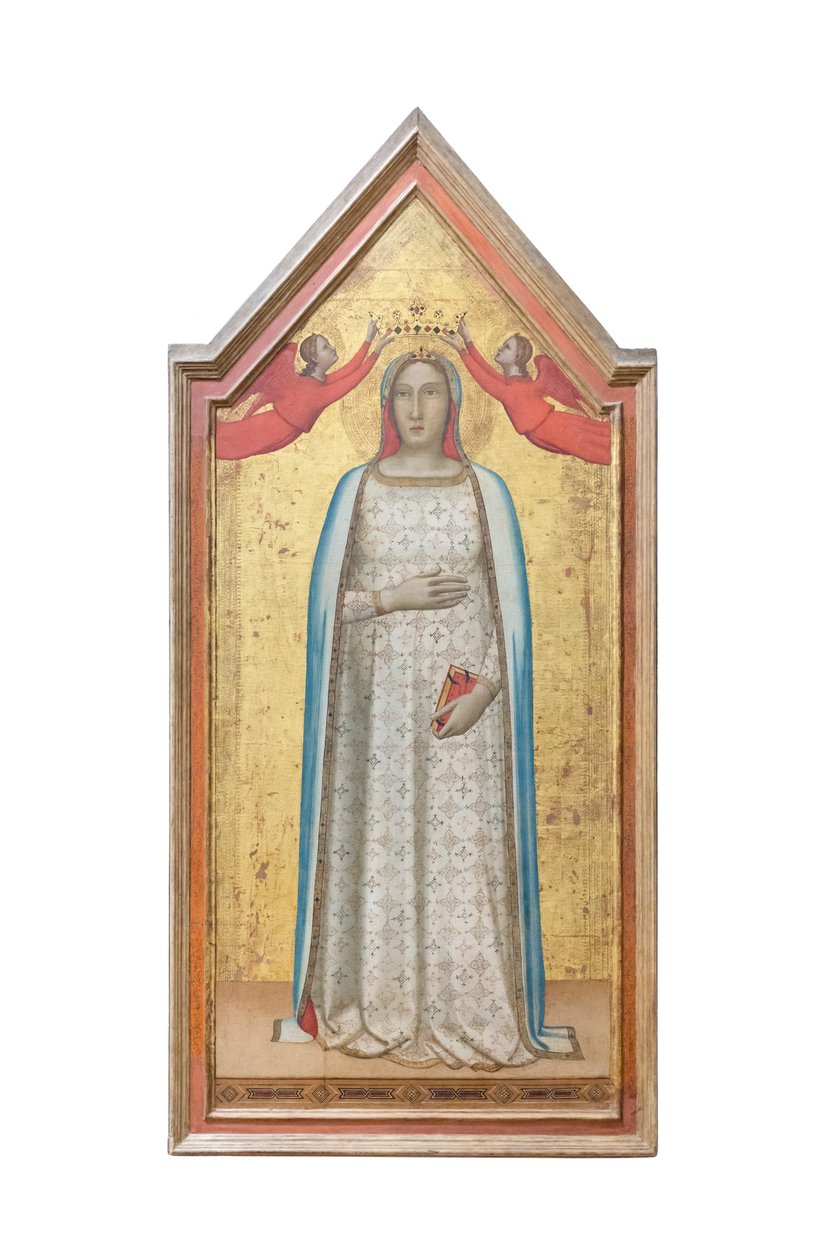La "Madonna del parto" incoronata dagli angeli da Bernardo (workshop of) Daddi
