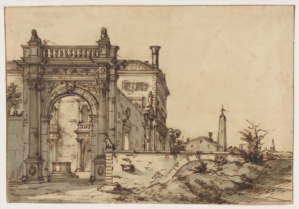 Una villa veneziana da Bernardo Bellotto