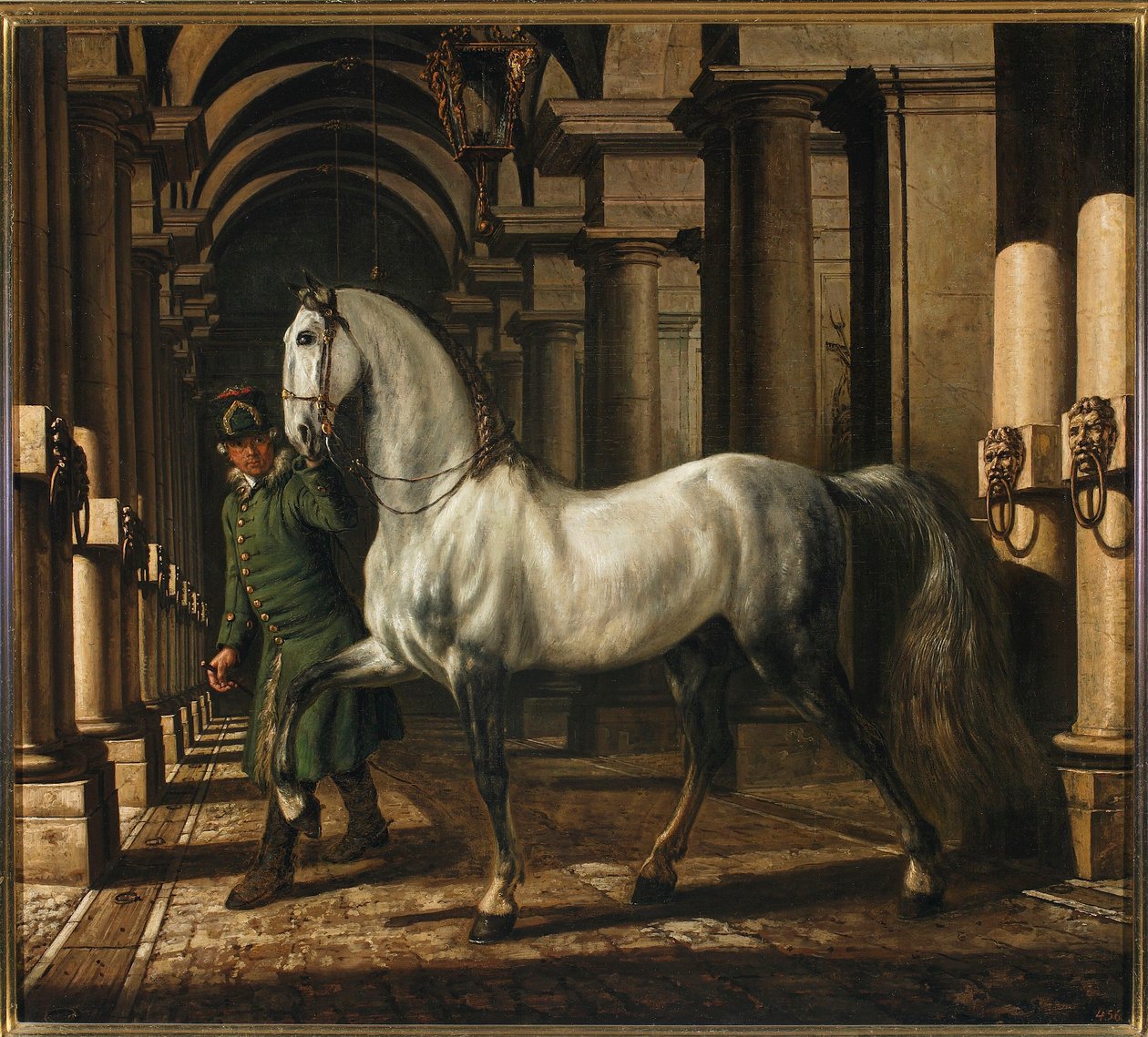 Garzone di stalla che conduce un cavallo da Bernardo Bellotto