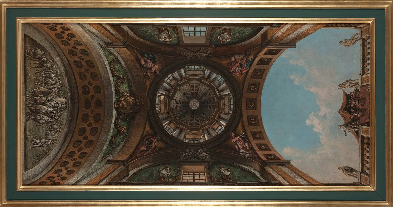 Progetto per dipinti nella sala del Castello Ujazdowski a Varsavia da Bernardo Bellotto