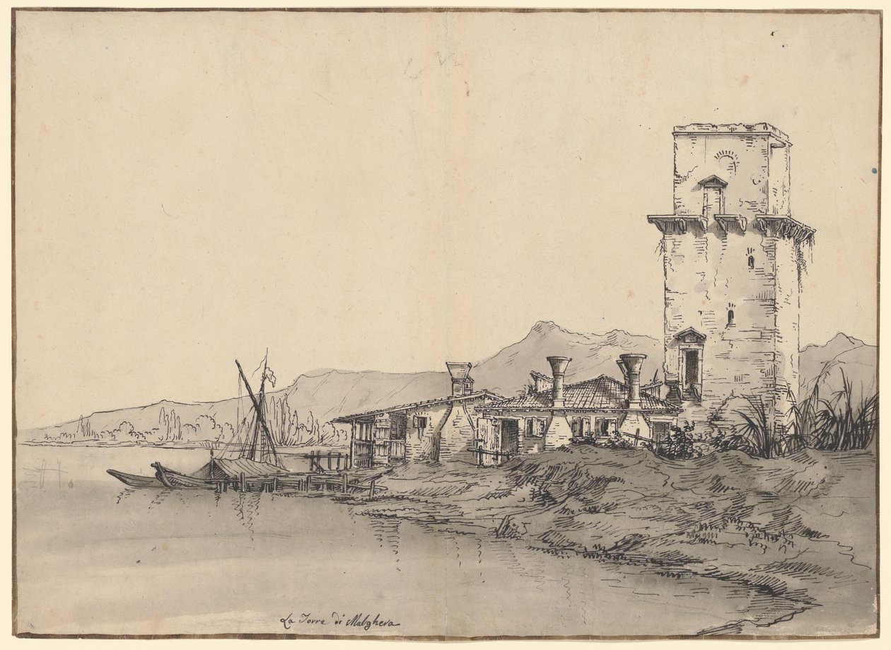La torre di Marghera da Bernardo Bellotto