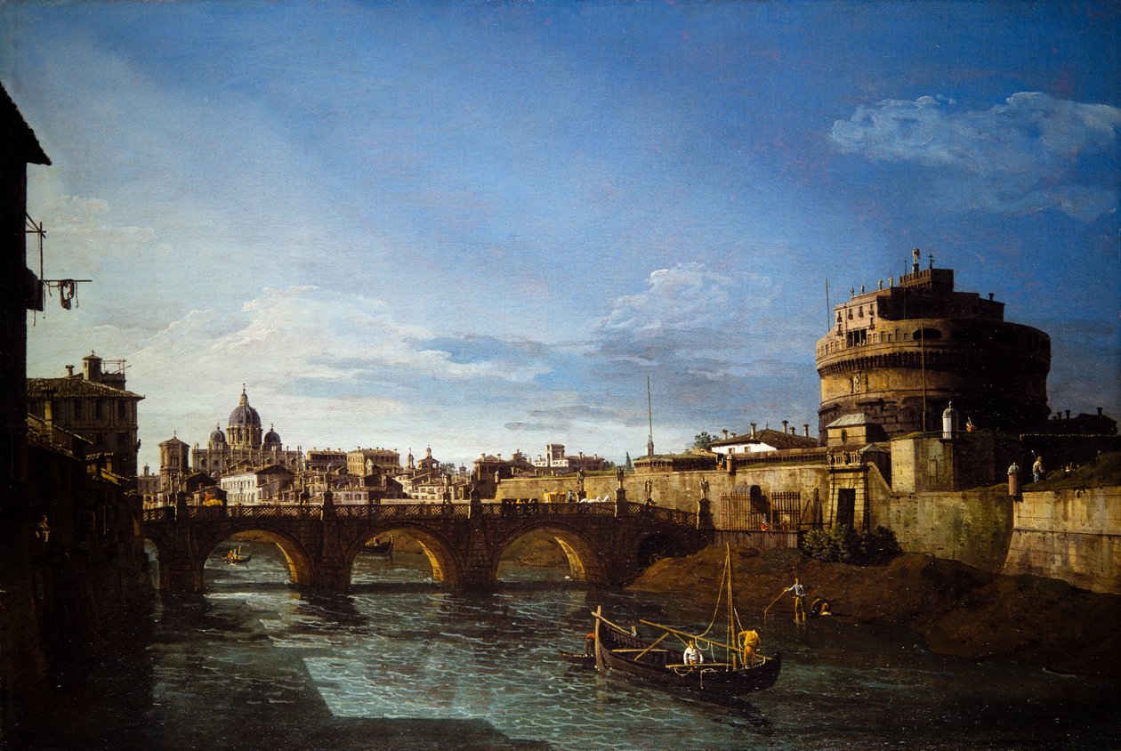 Due vedute di Roma da Bernardo Bellotto