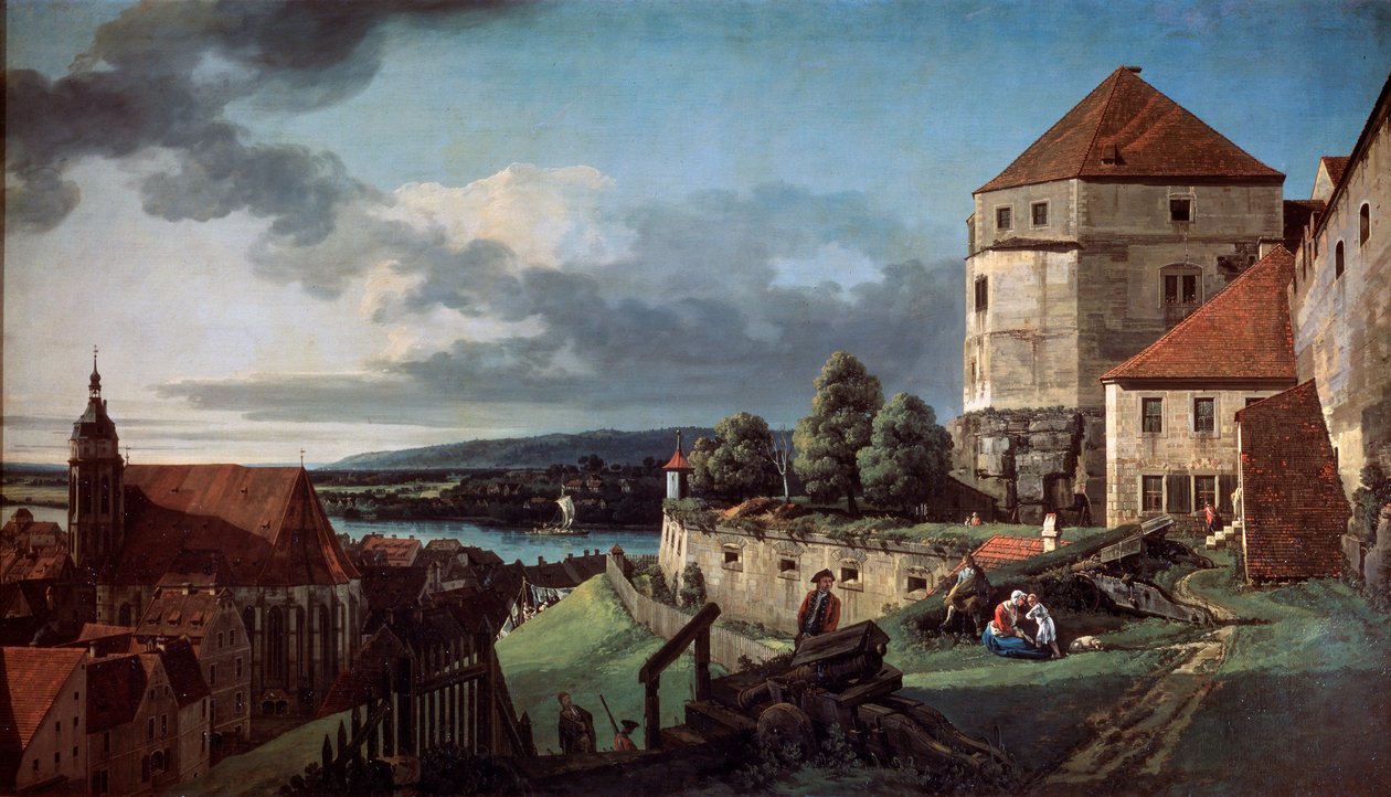 Vista di Pirna dalla Fortezza di Sonnenstein da Bernardo Bellotto