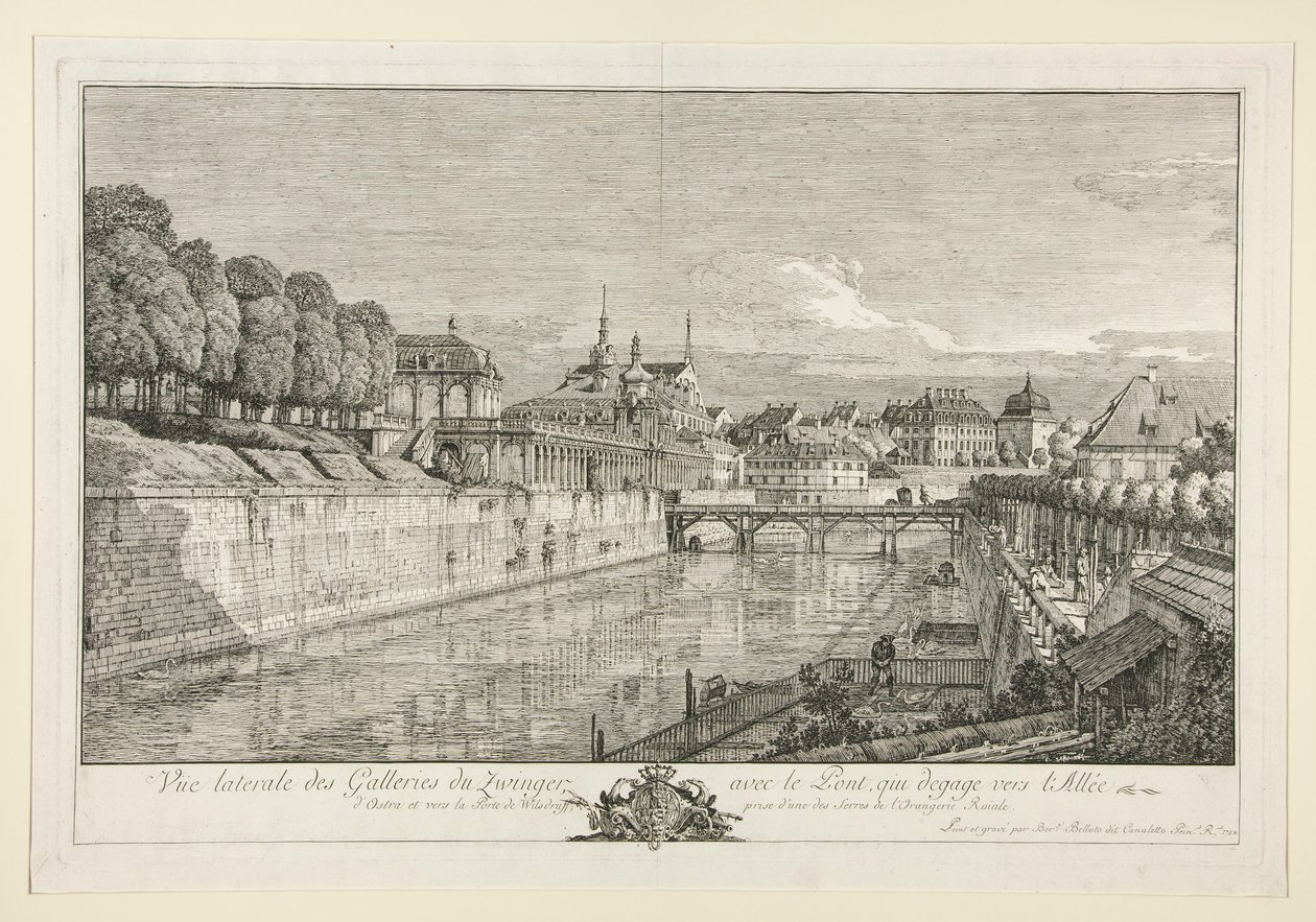 Veduta dello Zwinger, Dresda da Bernardo Bellotto