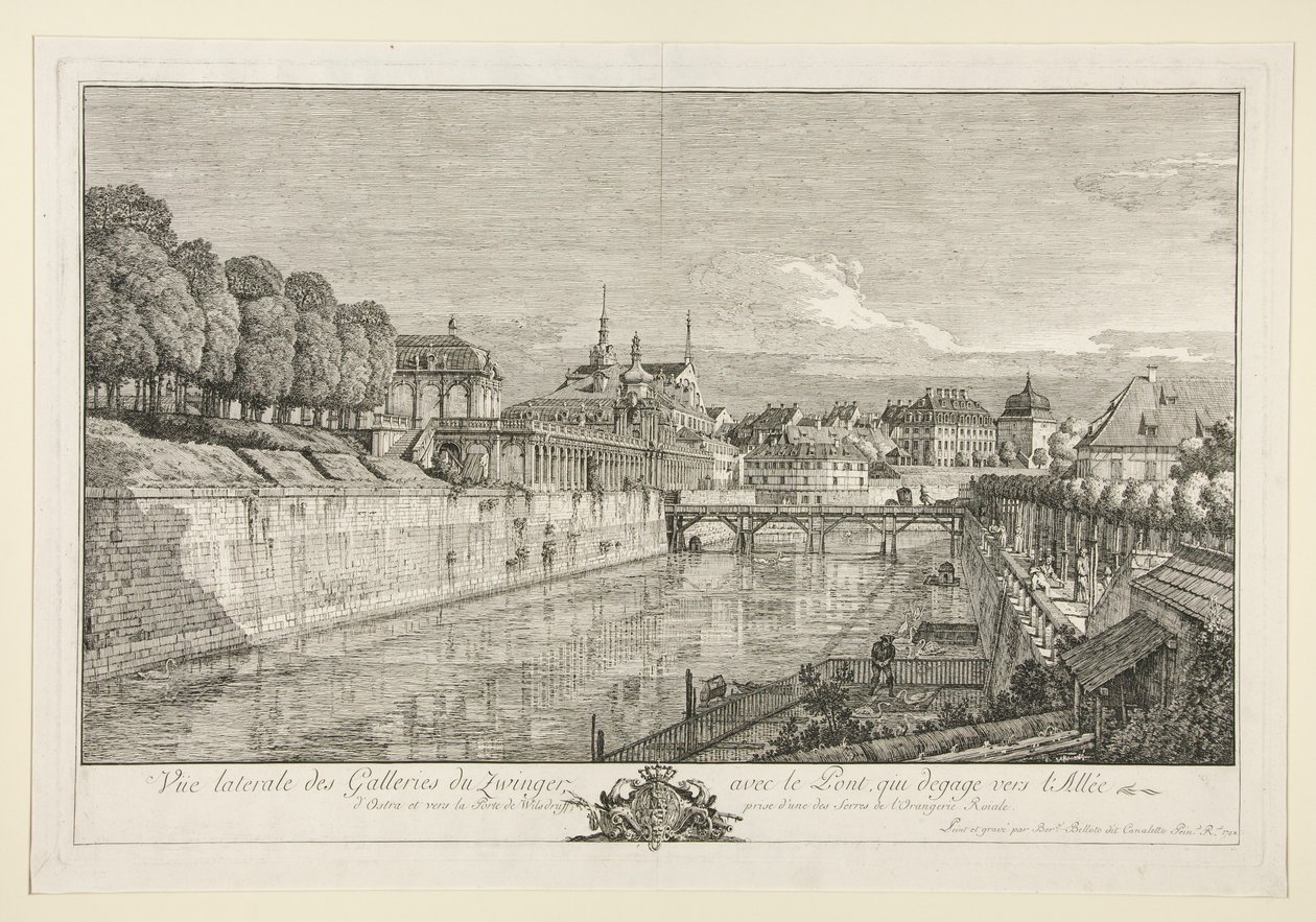 Veduta dello Zwinger, Dresda da Bernardo Bellotto