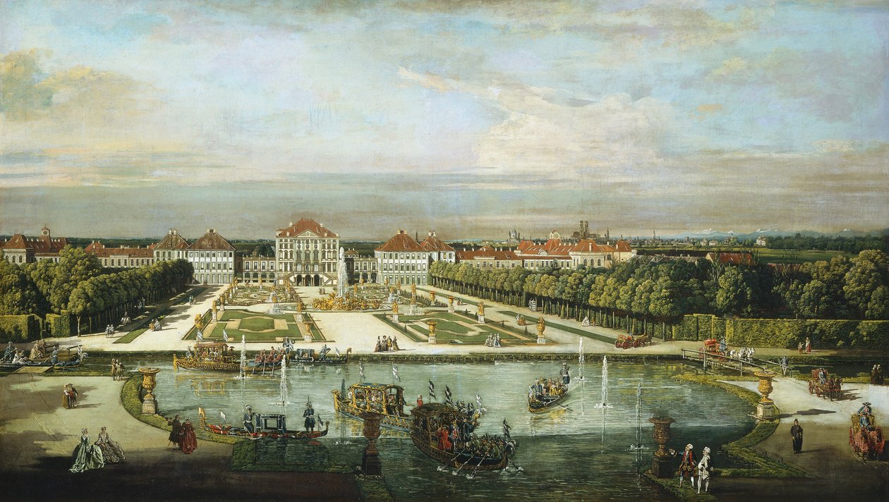Palazzo di Nymphenburg, Monaco da Bernardo Bellotto and Workshop